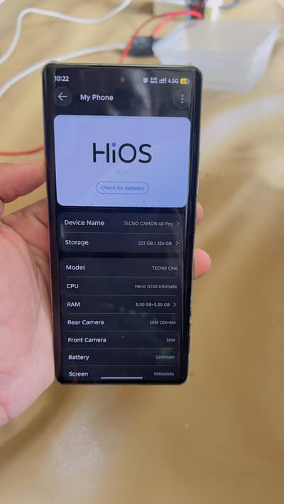 Tecno CAMON 40 Pro 8+8 256 all okay finel 65k finel