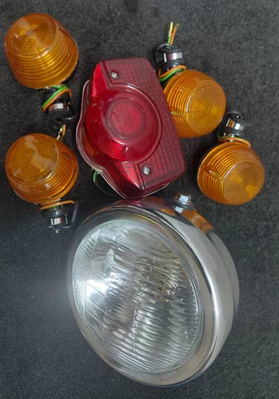 125 downmodel lights and indicators