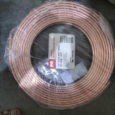 cooper pipe 1/2 and 1/4