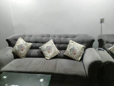 Grey colour sofa set