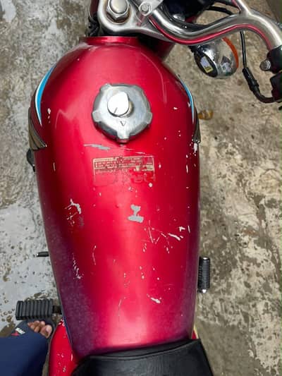 CG 125 red colour 2018 model