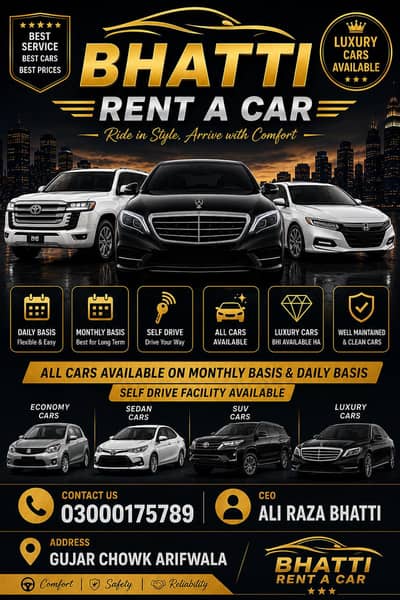 bhatti rent a car