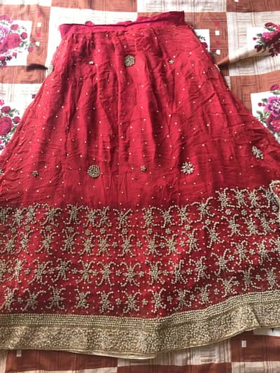 Red and Golden bridal Lehnga for sale| Premium Heavy embroidery
