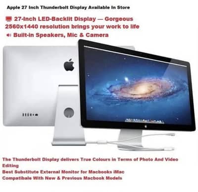 Apple thunderbolt 27 inch led