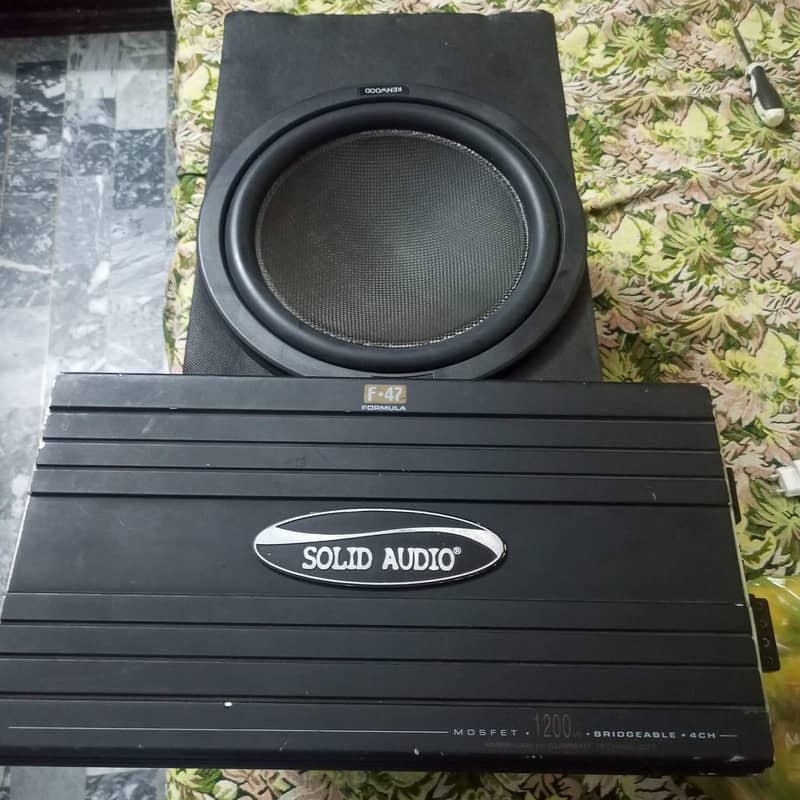 solid audio formula47  &kenwood basser 5