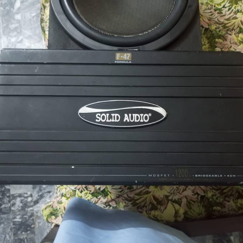 solid audio formula47  &kenwood basser 8