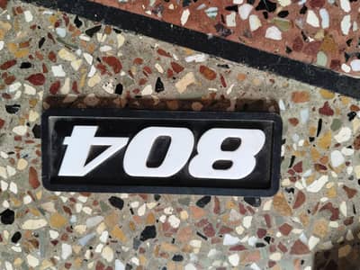 number plate 804