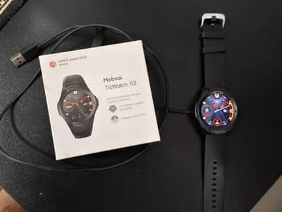 Mobvoi TicWatch S2 – Original Wear OS (Google) Rugged Smartwatch