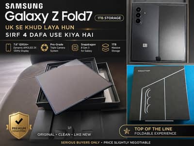 Samsung Galaxy Z Fold7 1TB | UK Import | Like New | 4 Times Used