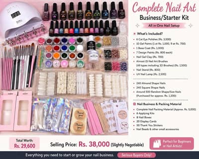 Complete Nail Art Business Setup & Starter Kit