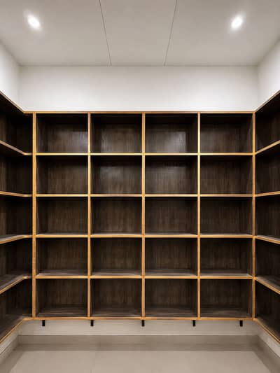 Storage shelves