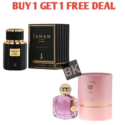 delivery avilebal asim Akram 502 & Janan Gold Perfume set 100ml