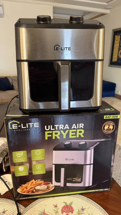 BRAND NEW E-Lite Ultra Air Fryer With Warranty Extra Large Airfryer
