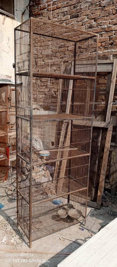 iron cages pigeon n pairots