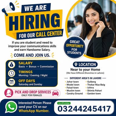 Urdu & English | Part Time | Full Time | Office Based Job
