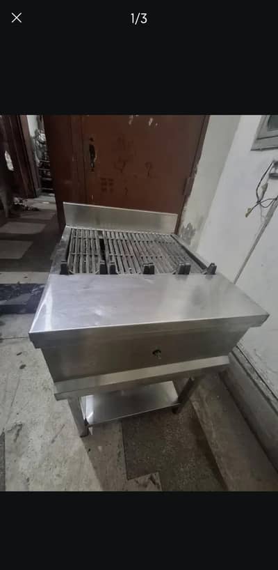lava rock gas grill