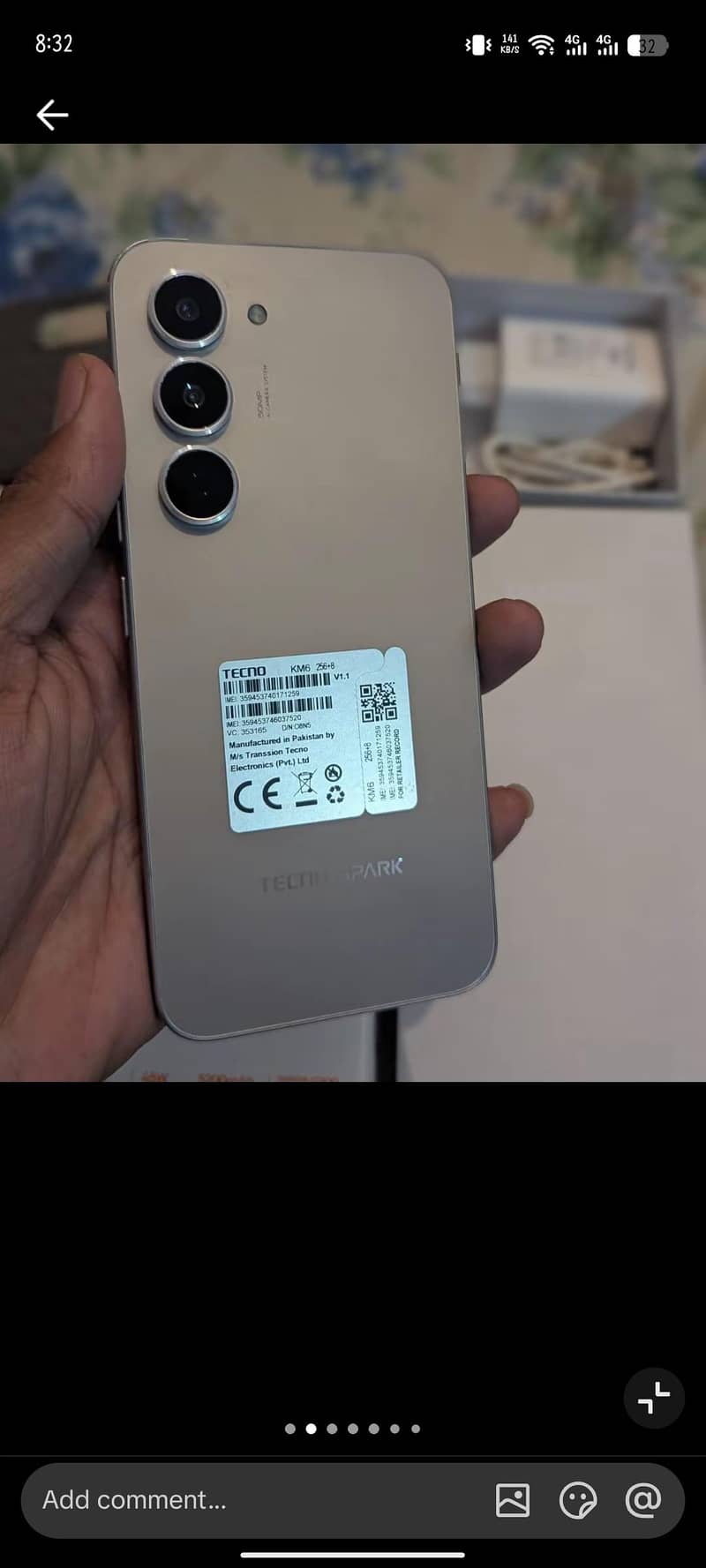 Tecno spark 40 pro 0