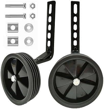 Me home Heavy-Duty Universal Bicycle Training Wheels for Kids - Fits 20" Cycles Size Bikes Cycles