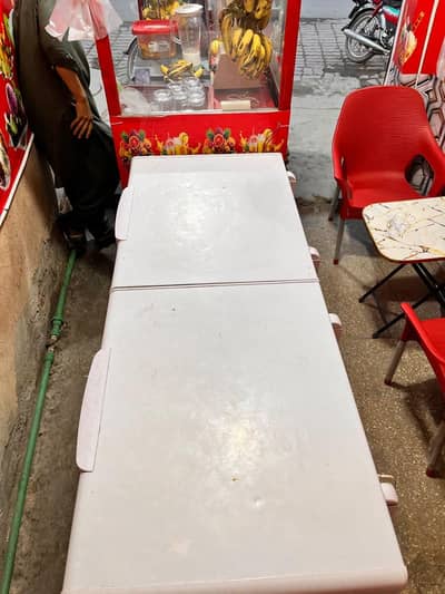 double door freezer