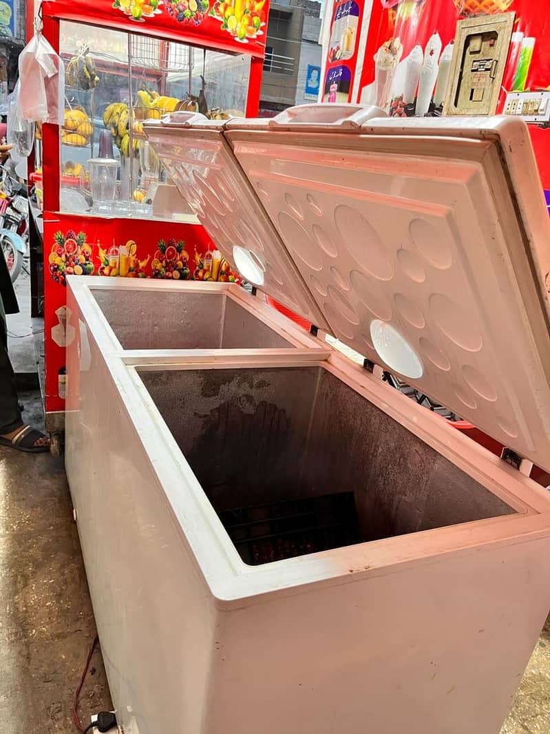 double door freezer 1