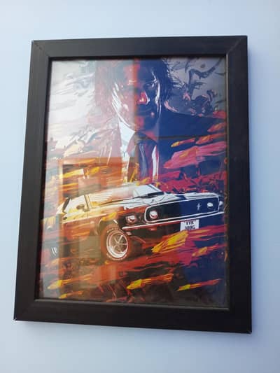 beautiful John wick picture frame