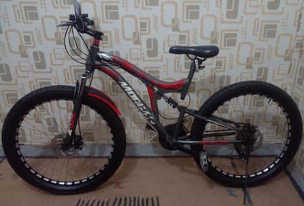 Morgan Crack dual-suspension gear adult-size bicycle