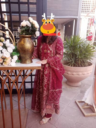excellent condition. only one time used. 2hours. designer suit. nura brand