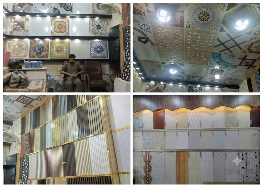 Wall panel- WPC panel- Pvc wall panel - Solid panel- Plane wall panel 1