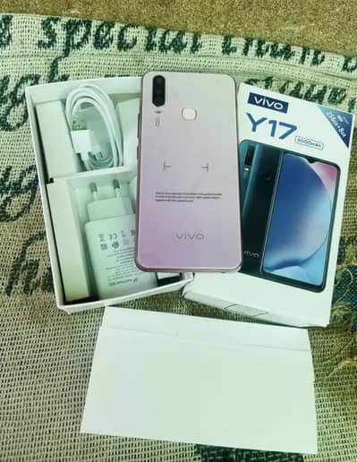 Vivo y17 complete box 8gb 256gb lush condition