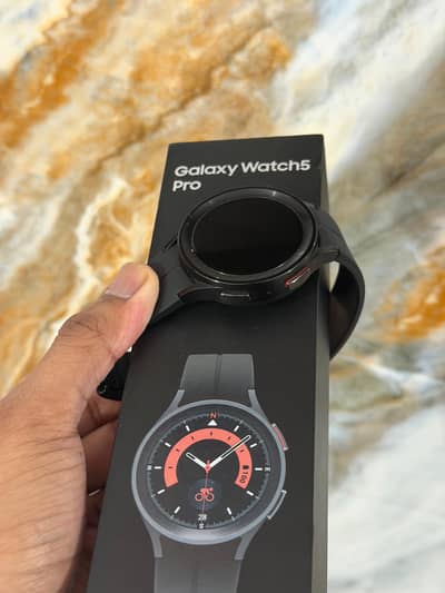 Samsung Galaxy Watch 5 Pro 45mm With Complete Box
