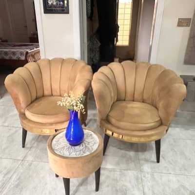 Coffee Chairs with Coffee table