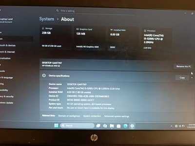 Hp Core i5 5th generation