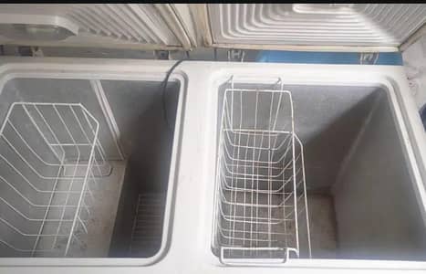 waves double door freezer