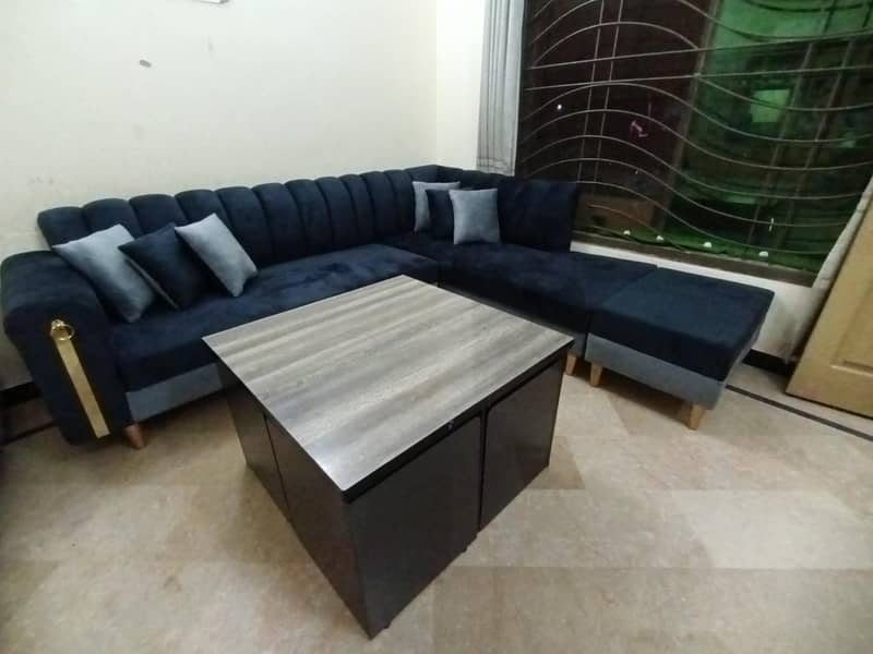 L shape 7 seater Bubble sofa set 0