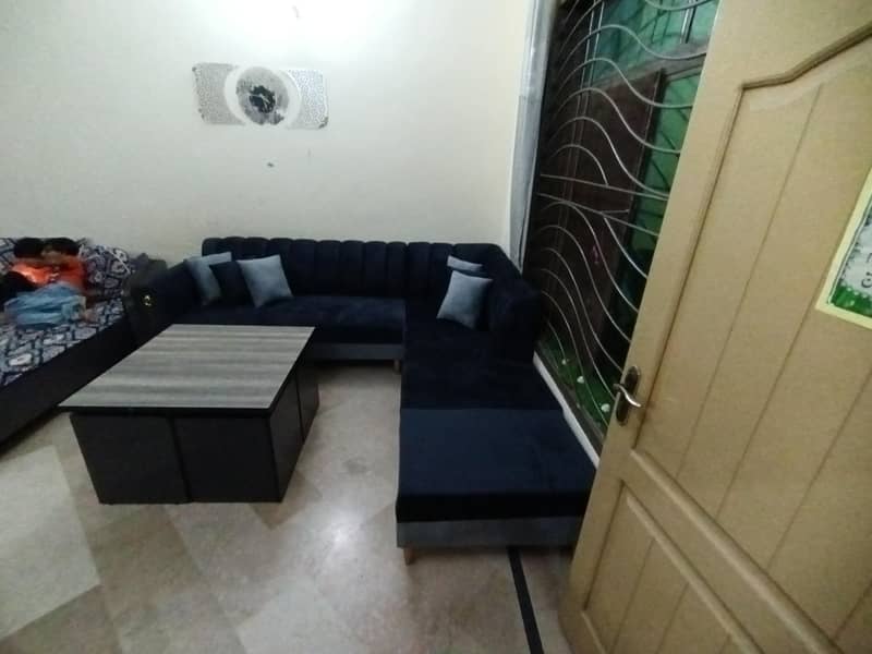L shape 7 seater Bubble sofa set 2