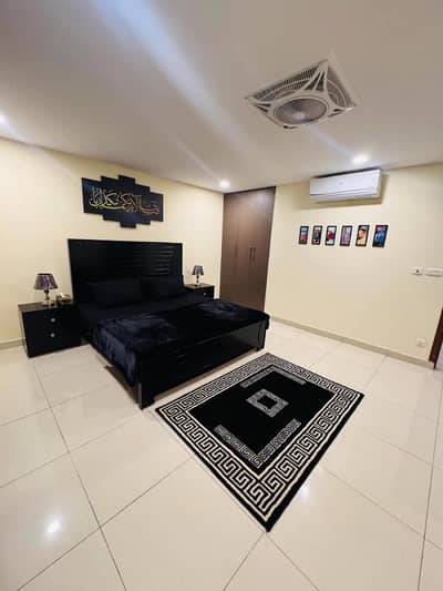 Flat for rent 1bed ROM full furnished apartments safe and scour 100%coupe allow