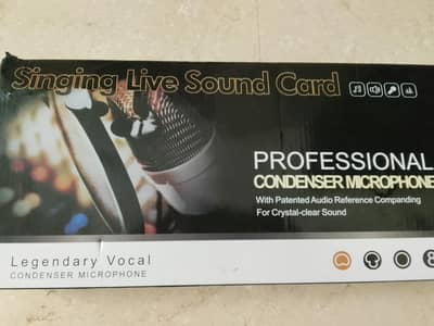 Singing Live sounds card