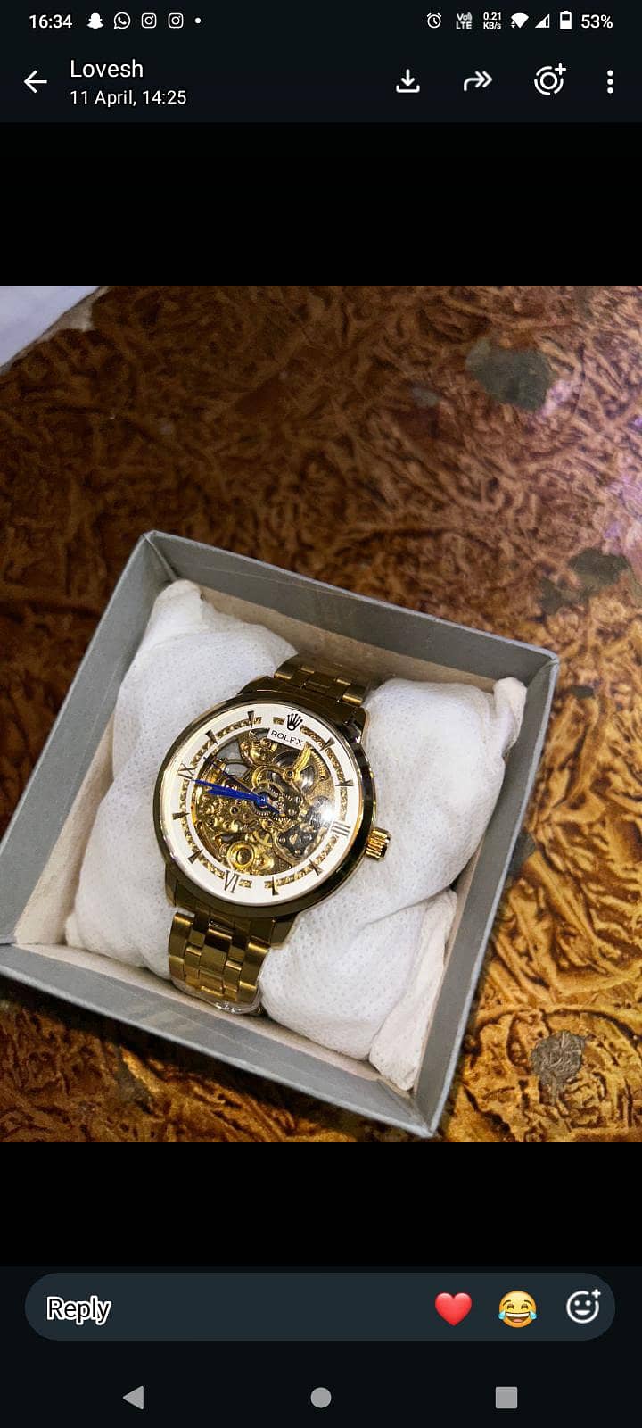Rolex automatic watch with masterlock 1
