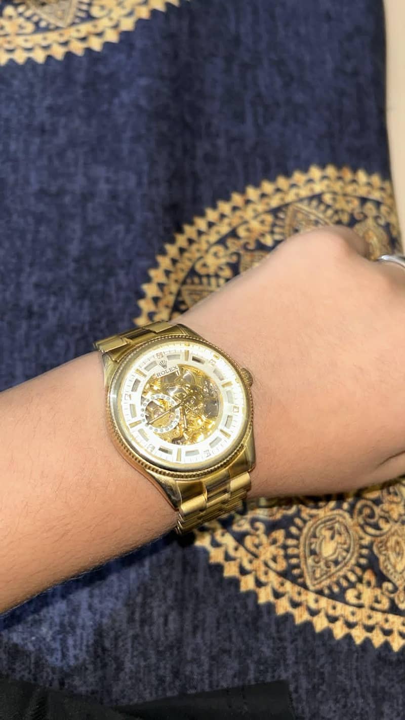 Rolex automatic watch with masterlock 2