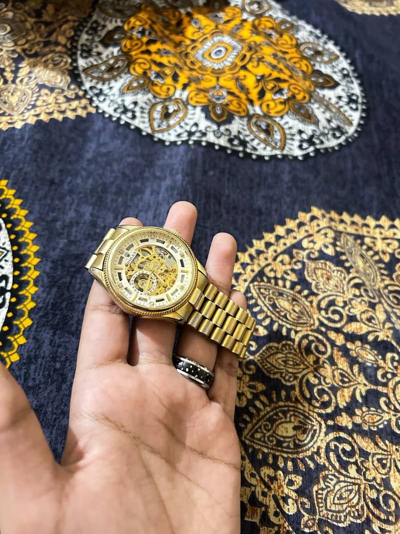Rolex automatic watch with masterlock 7