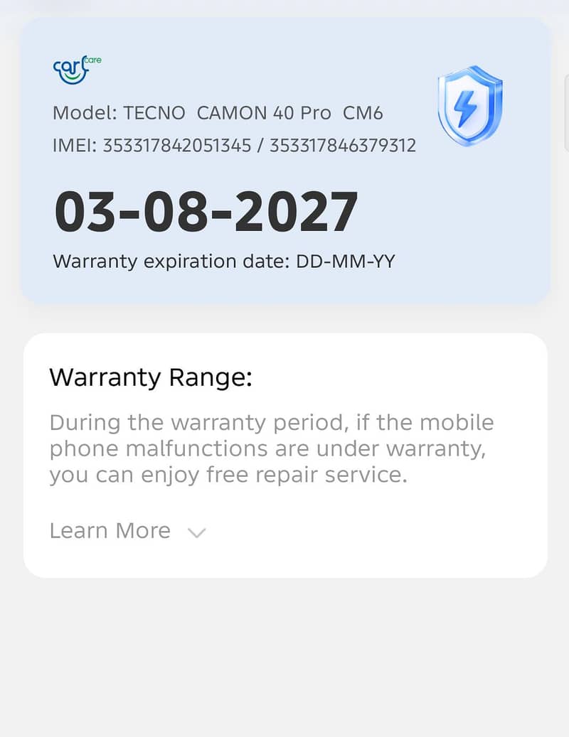 Tecno CAMON 40 Pro 2