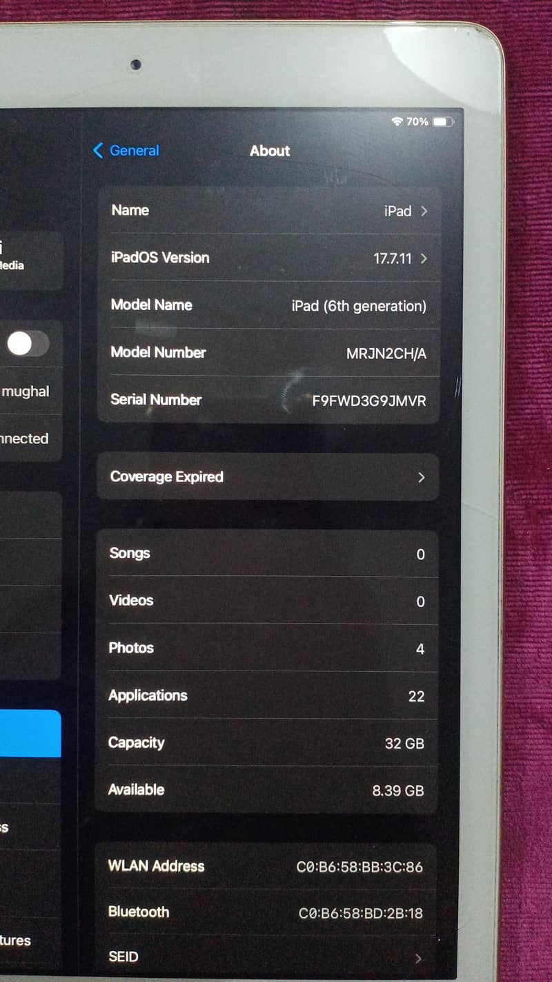 ipad 6th generation 8