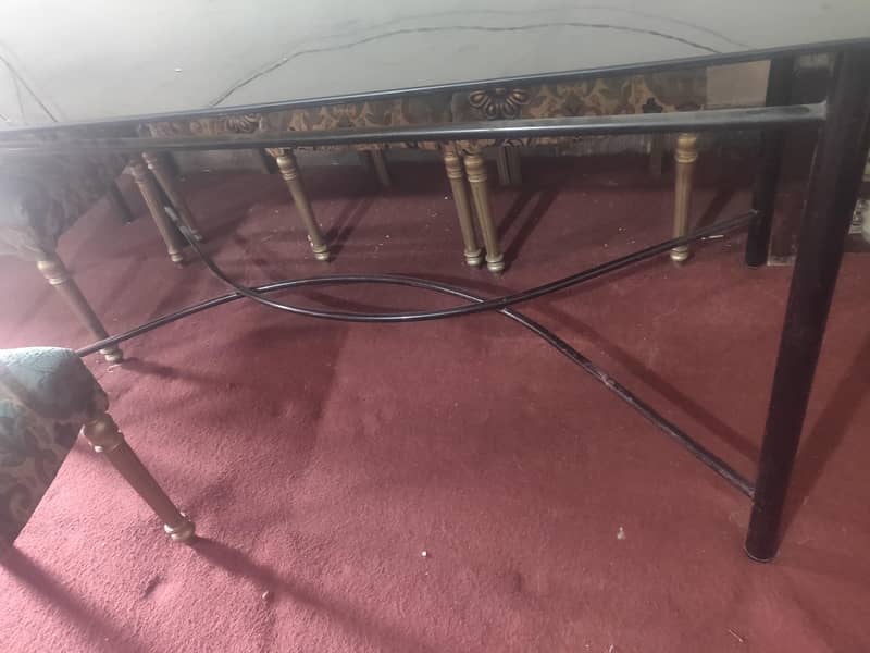 daining table  with 6 chare 2