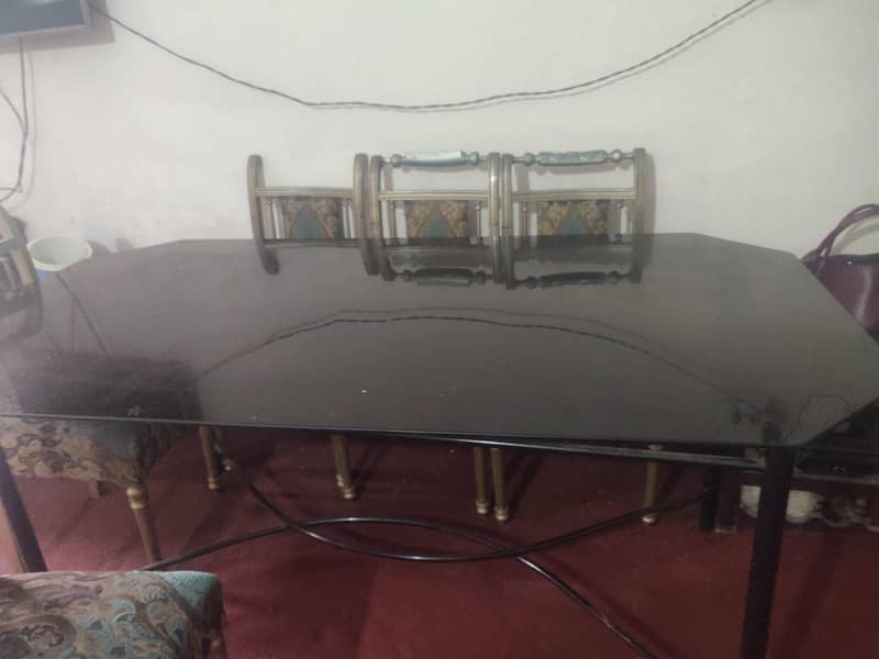 daining table  with 6 chare 3