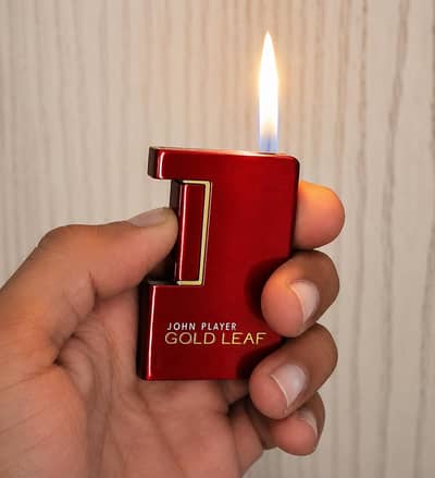 Red Gold Metal Lighter | Refillable Lighter | Stylish Design