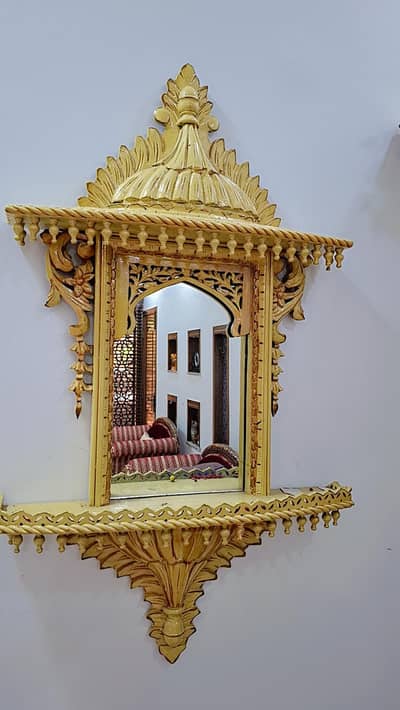 pure wooden khroka mirror