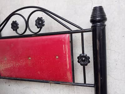 iron frame iron jangla single bed