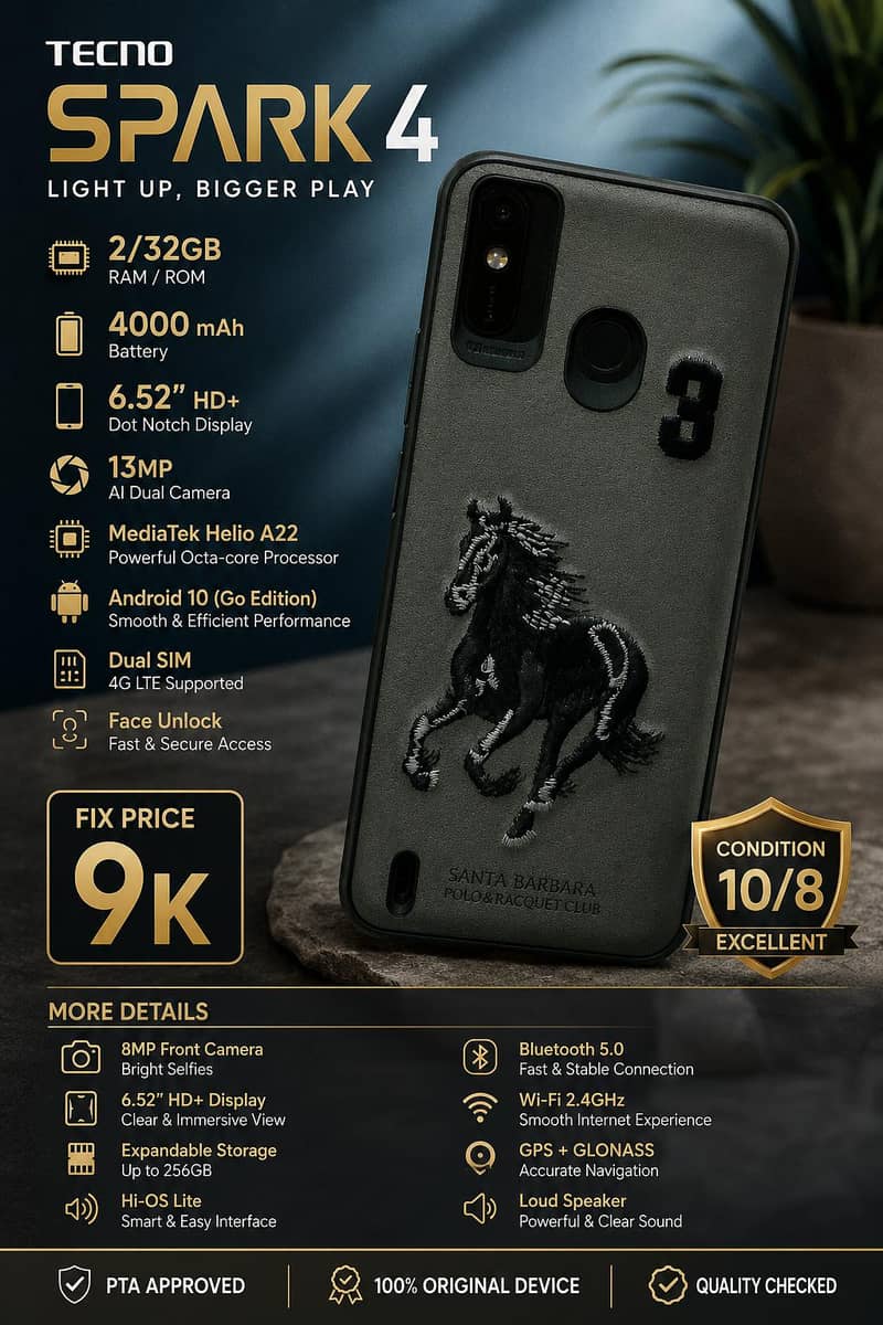 Tecno Spark 4 0