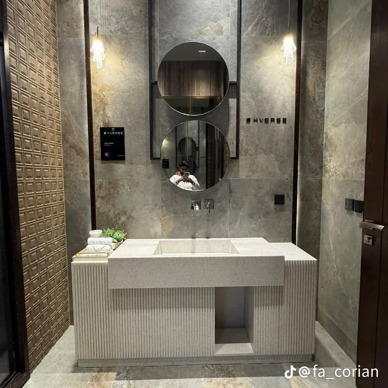 Corian vanity 1