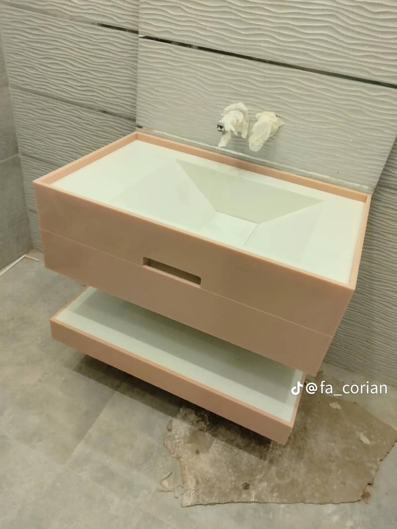 Corian vanity 2